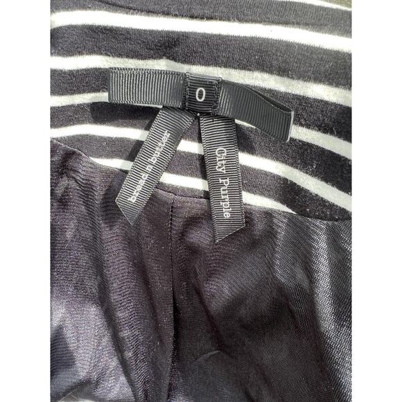 BREAD N BUTTER Striped Nautical Cotton Blend Stretchy jacket blazer sz 0 A000214 - Picture 4 of 7